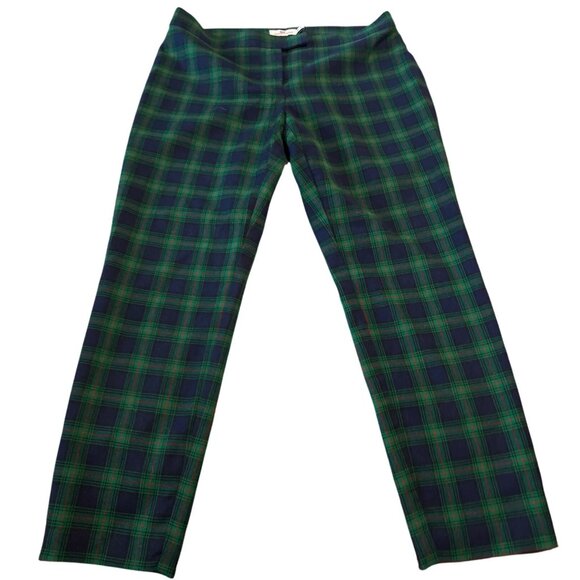 Vineyard Vines Tobaggan Tartan Plaid ankle pants SZ 6 Preppy Nerd Old Money - Picture 1 of 7